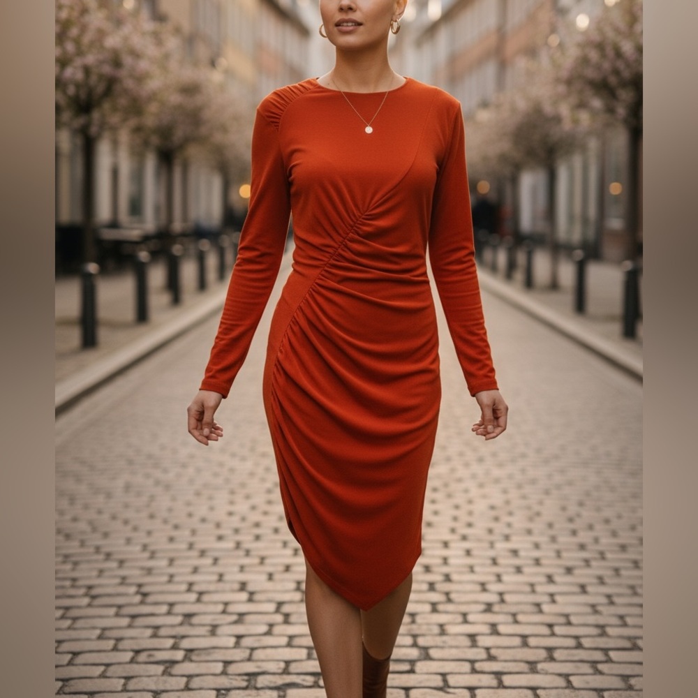 Zara Long Sleeves Mini Dress